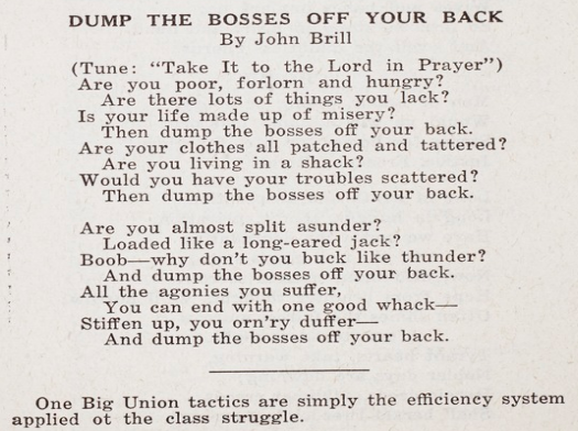 Dump the Bosses Off your Back, LRSB, 14th Ed, Apr 1918