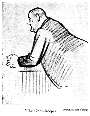 Masses 1st Trial, Door-keeper, Liberator p12, June 1918