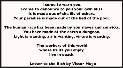 Quote Victor Hugo, Letter to Rich, Debs Firemens Mag, Jan 1883