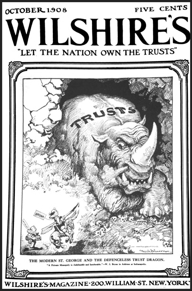 Willshires Cover, Let Nation Own Trusts, Oct 1908