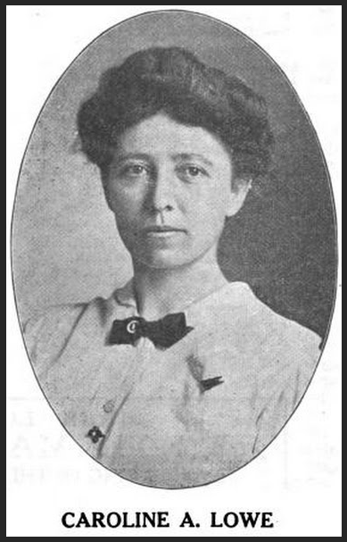 Caroline A. Lowe, Socialist Woman, Nov 1908