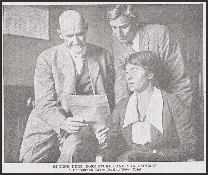 EVD Rose Stokes Max Eastman, Cleveland During Trial, Sept 1918