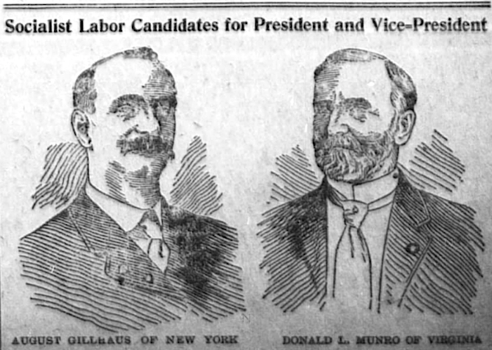 SLP Candidates Gillmaus n Munro, Canfield OH Mahoning Dp, Oct 30, 1908