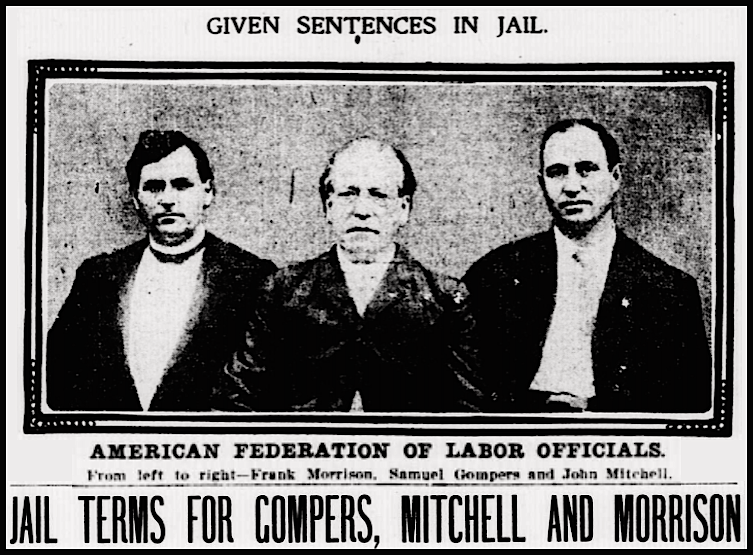 Bucks Stove n Range, Morrison Gompers Mitchell, WDC Eve Str p3, Dec 23, 1908