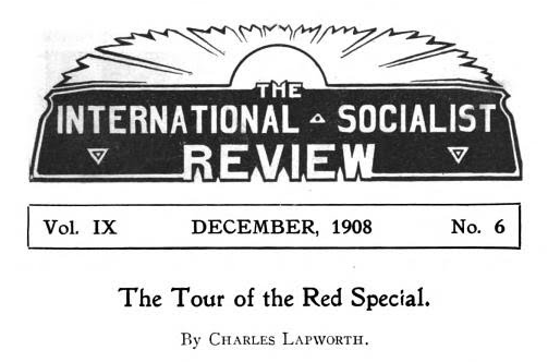 EVD Tour of Red Special by Lapworth, ISR, Dec 1908