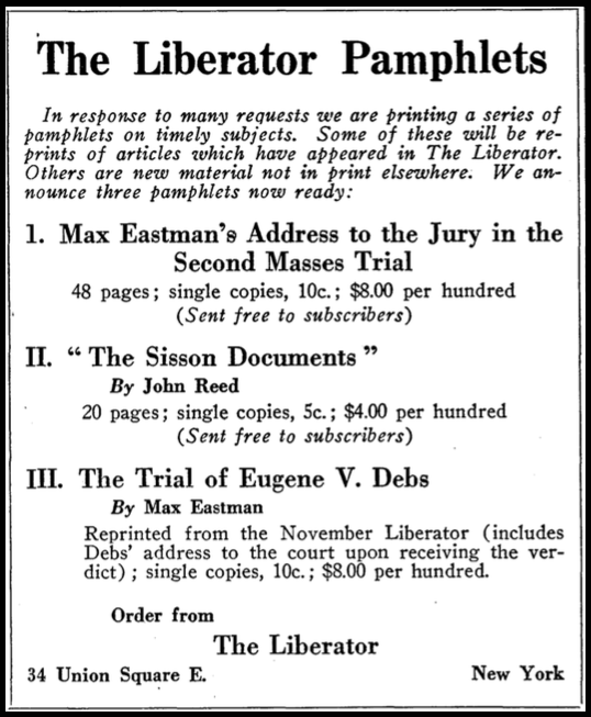 Liberator Pamphlets p45, Dec 1918