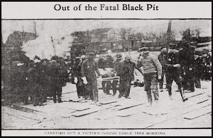 Marianna PA Mine Disaster, Carry Out Corpse, Ptt Prs p2, Nov 30, 1908