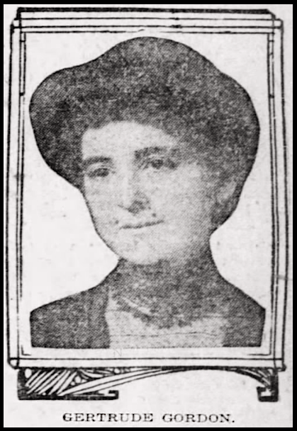 Marianna PA Mine Disaster Gertrude Gordon, Ptt Prs p1, Nov 29, 1908