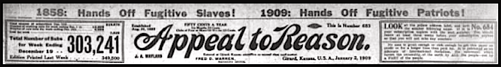 AtR, Banner re Mxn Revs Patriots p1, Jan 2, 1909