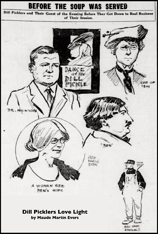 Dil Dill Pickle Club, by Maude Martin Evers, Chg Tb p5, Jan 6, 1919