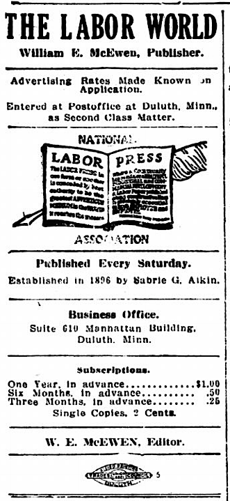 Duluth Labor World of National Labor Press Asc p4, Dec 28, 1918