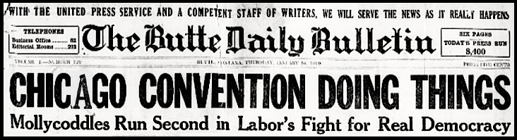 National Labor Mooney Conference, HdLn, Btt Dly Bltn p1, Jan 16, 1919 