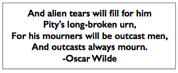 Quote Oscar Wilde, Poem Reading Goal p25, London 1898 
