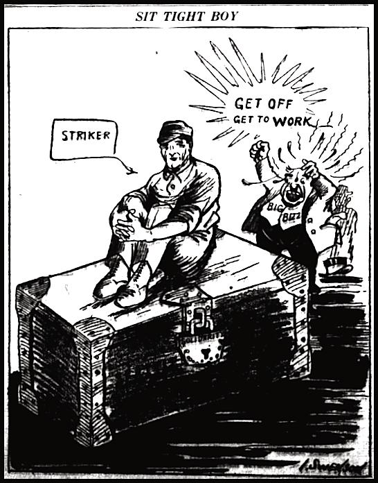 Seattle General Strike, Sit Tight Boys, SUR p2, Feb 8, 1919