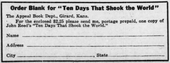 AD Ten Days by John Reed, AtR p2, Mar 8, 1919