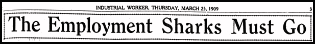 IWW re Emply Sharks, Spk IW p3, Mar 25, 1919