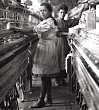 Child Labor, Lewis Hine, Macon GA, Detail Spinner Girls, Jan 1909