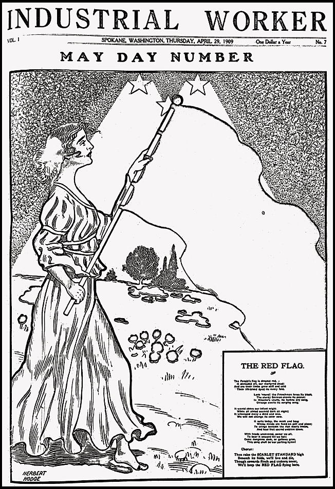 May Day Drawing by H Hodge, IW p1, Apr 29, 1909