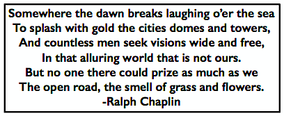 Quote Ralph Chaplin, Prison Reveille, Lv New Era p2, Apr 4, 1919