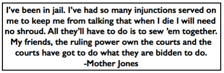 Quote Mother Jones, Injunction Shroud, Bff Exp p7, Apr 24, 1909
