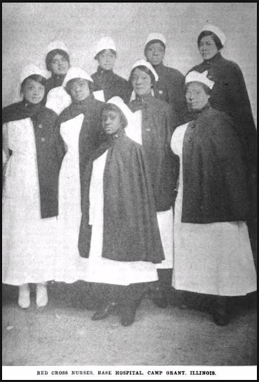 Red Cross Nurses Camp Grant IL, The Crisis p22, May 1919