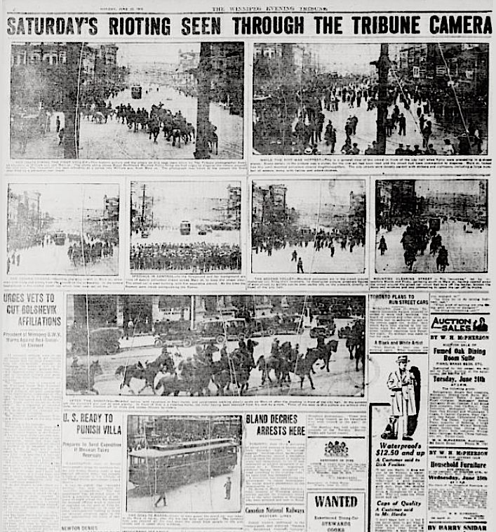 Wpg GS, Bloody Sat, PHOTOS ed, Wpg Tb p2 June 23, 1919