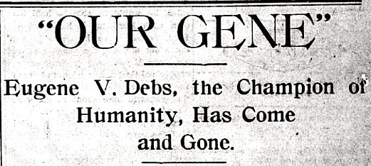 EVD, Our Gene, LW p1, July 1, 1899