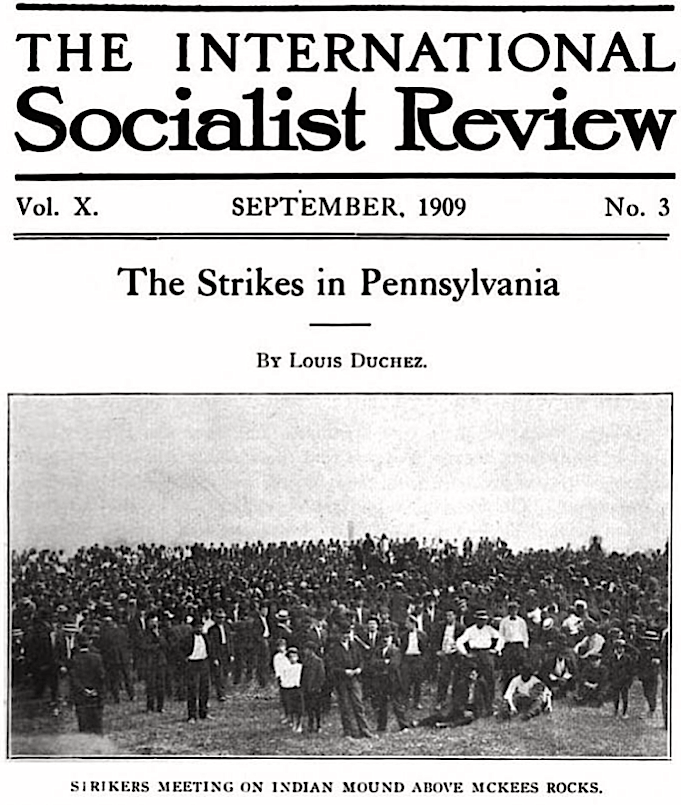 McKees Rocks Strike, PA Strikes, ISR p193, Sept 1909