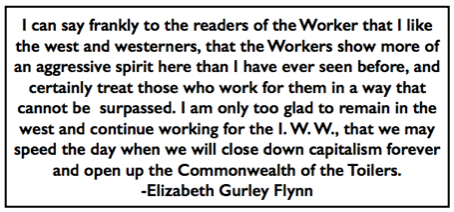 Quote EGF, Western IWW Aggressive Spirit, IW p3, Aug 12, 1909