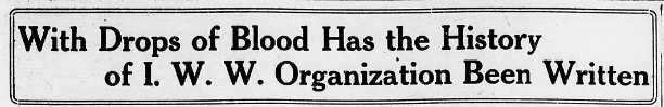 IWW BBH w Drops of Blood, Btt Dly Bltn p5, Sept 27, 1919