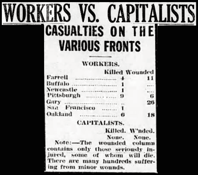 GSS Casualties, BDB p2, Oct 10, 1919
