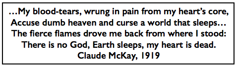 Quote Claude McKay, JAccuse, Messenger p33, Oct 1919