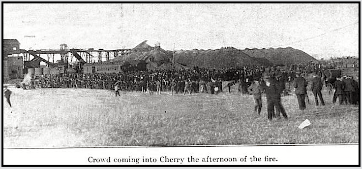 Cherry Mine Disaster, Crowd on Nov 13, FP Buck p49, 1910
