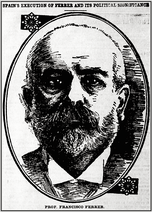 Ferrer, Execution Results 1, Canton SD Frmr Ldr p3, Nov 5, 1909 