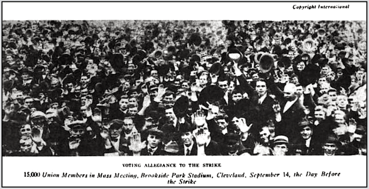 GSS Vote to Strike at Cleveland, Survey p65, Nov 8, 1919