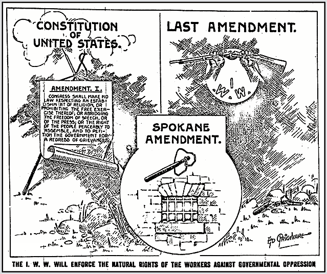 IWW Spk FSF, Defend Rights o Wkrs, IW p1, Nov 3, 1909