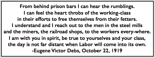 Quote EVD, Be True Labor Will Come Into Its Own, OH Sc p1, Nov 5, 1919