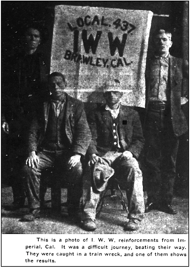 IWW Spk FSF, FWs fr Brawley CA, Stt Socialist Workingmans Paper p4,Dec 18, 1909