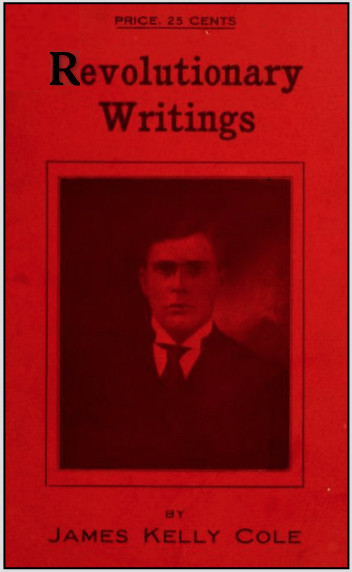 James Kelly Cole, Cover Rev Writings Poems, 1910