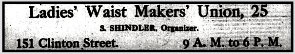 Uprising, Ladies Waist Makers Union 25, New York Call p1, Dec 29, 1909