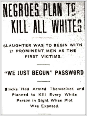 WNF Elaine Massacre, HdLn AR Gz p1, Oct 3, 1919, wiki