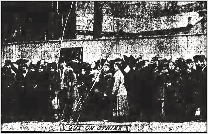 NYC Uprising Out on Strike, LW p7, Jan 22, 1910