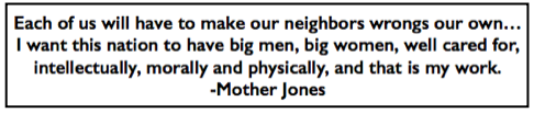 Quote Mother Jones, Make Our Neighbors Wrongs Our Own, II Altoona Tb p6, Jan 12, 1920 
