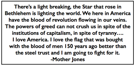 Quote Mother Jones, Revolution in Our Veins, Altoona Tb p6, Jan 12, 1920