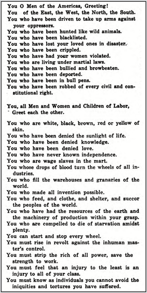 BBH, Poem A Message Part 2, OBU p56, Feb 1920