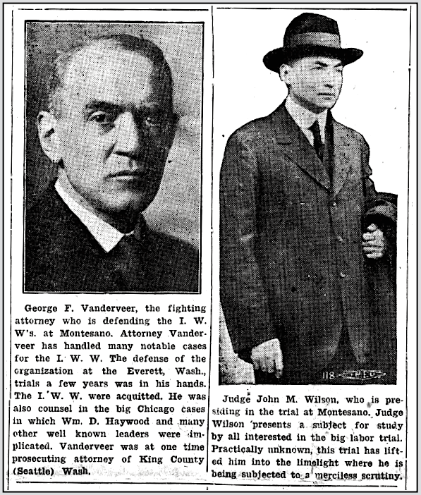 IWW Centralia Trial, Attorney Vanderveer, Toiler p2, Feb 27, 1920