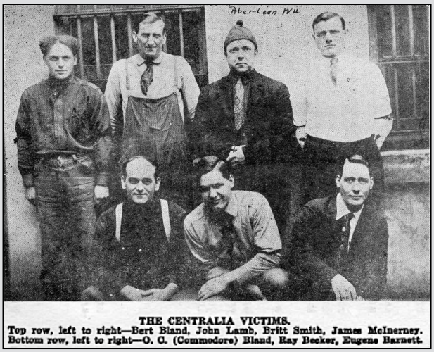IWW Centralia Prisoners, fr Walker C Smith p2, 1922