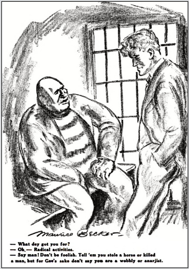 IWW Class War Prisoners, Cell Mates by Becker, OBU p22, Mar 1920