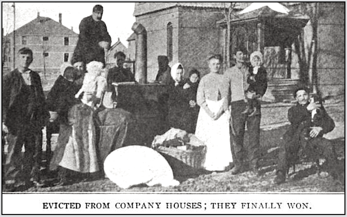 Ludlow MA Textile Strike 1909 to 1910, Evictions 1, ISR p853, Mar 1910