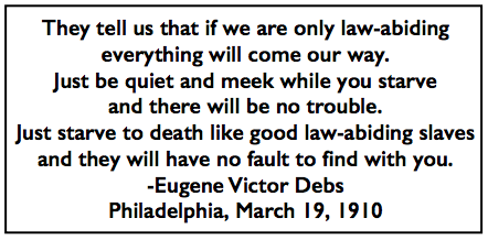 Quote EVD, Starve Quietly, Phl GS Speech IA, Mar 19, 1910